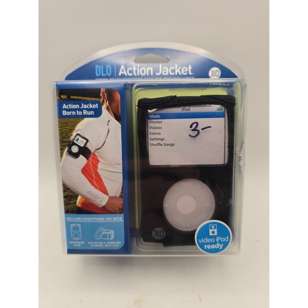 Sealed New DLO Action Jacket Neoprene Case For iPod With Video Brand New